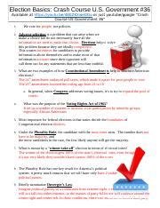 Image result for Crash Course Voting