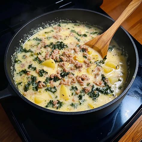 Hearty and Comforting Tuscan Sausage Potato Soup Recipe - Things Cook