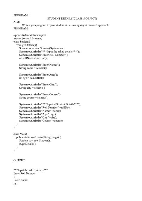 Store Student Details Using Java 的图像结果
