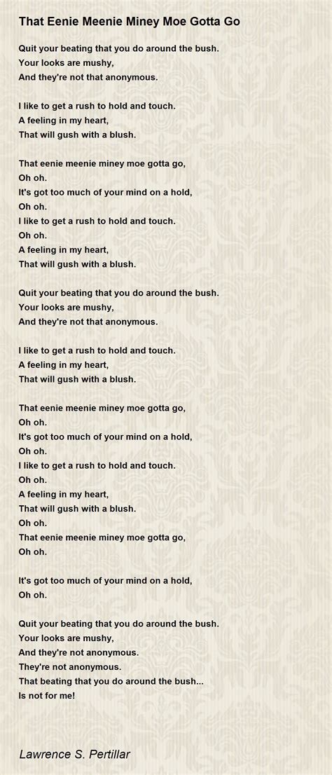 Eenie Meenie Quotes Milk & Co. EENIE MEENIE MINEY MOE, Order Now At