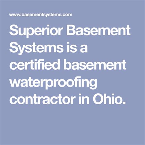 ohio basement systems