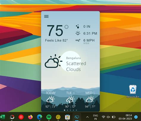 Open Weather Icon On Taskbar 的图像结果