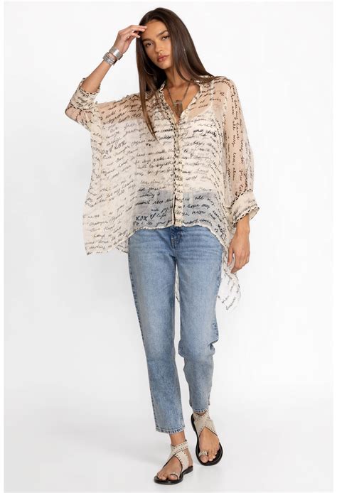 Buy SINCERELY YOURS SILK BLOUSE | Johnny Was