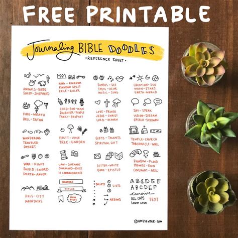 70 Simple Pictures to Draw in Your Bible