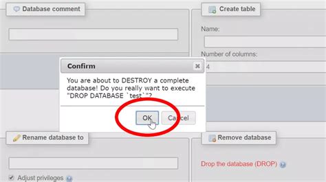 Image result for How to Delete Database in MySQL Xampp
