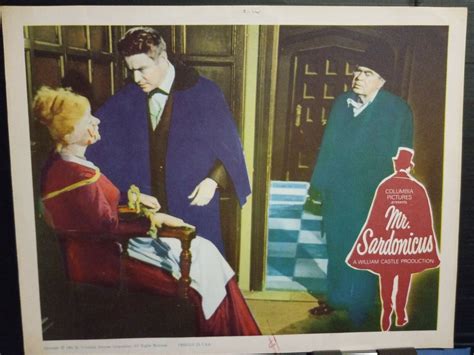 Lobby Card 1961 MR. SARDONICUS William Castle Lorna Hanson bloody held ...