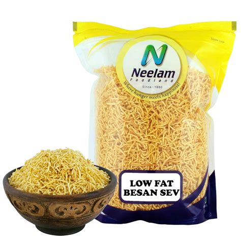 Neelam Foodland Low Fat Besan Sev, 400G : Amazon.in: Grocery & Gourmet ...