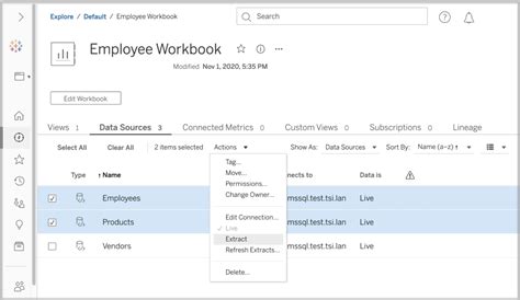 Image result for Tableau Creating Extracts