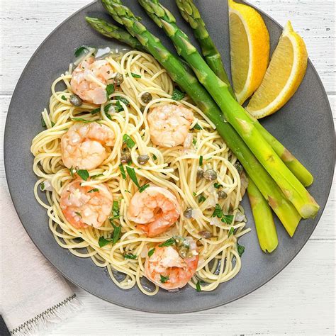Shrimp Piccata | Recipe | Light pasta recipes, Shrimp piccata, Pasta dishes