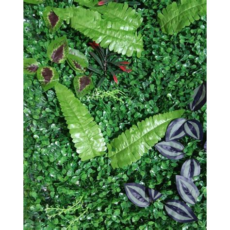 Vertical Garden Artificial Wall Flower for Wall Decor (16 by 24 Inches ...