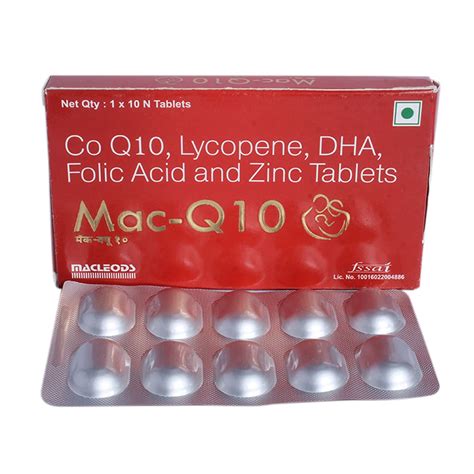 Mac Q 10 Tablet 10's Price, Uses, Side Effects, Composition - Apollo ...
