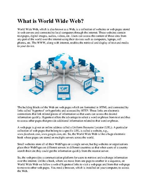 Unit 2 ITA WWW & DNS Overview: Key Concepts and Definitions - Studocu