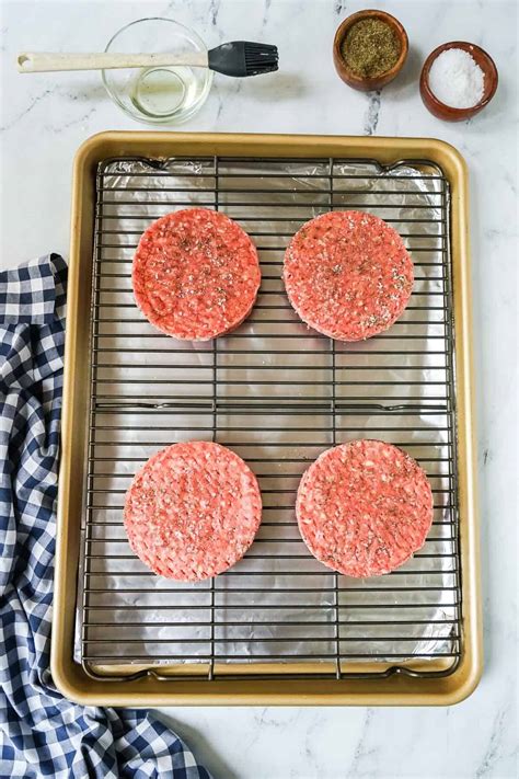 Perfect Frozen Burgers in the Oven | Get On My Plate