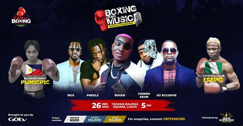 GOtv Boxing Night - Boxing Jams Music, Tafawa Balewa Square, Lagos, 26 ...