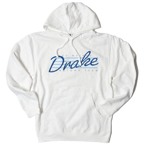 Drake University Hometown Lines Hooded Sweatshirt - Bozz Prints