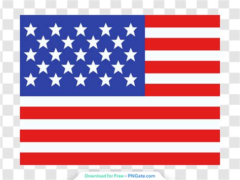 USA Flag PNG – Stars and Stripes Design Free PNG - PNGate