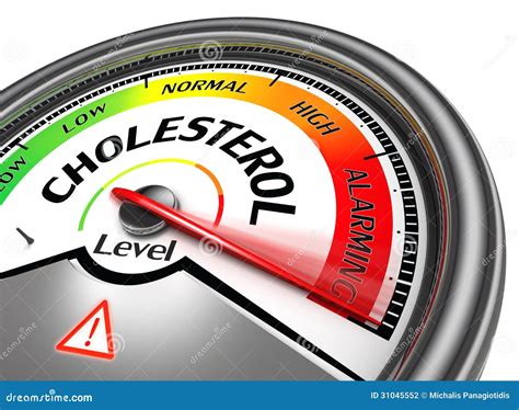 Cholesterol Level Conceptual Meter Stock Illustration - Illustration of heart, average: 31045552