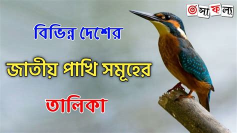 বিভিন্ন দেশের জাতীয় পাখি সমূহের তালিকা PDF - List of National Birds of ...