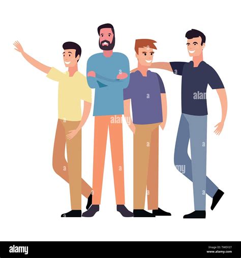 Group Of Men Clip Art