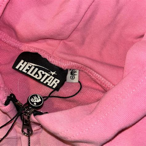 Pink Hellstar Zip Up Hoodie Size S/Small Brand new,... - Depop