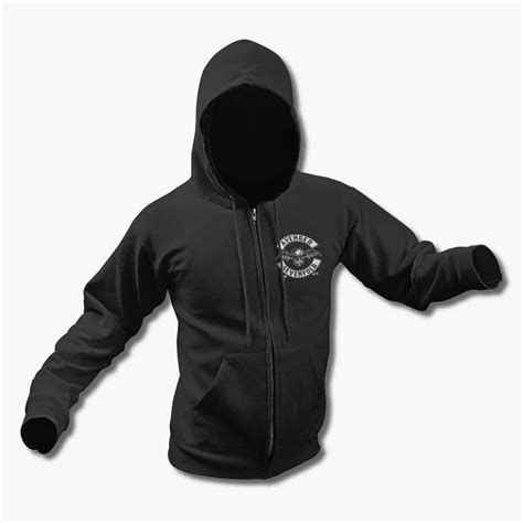 Avenged Sevenfold Zip Up Hoodie, Avenged Sevenfold A7X Artwork Black ...