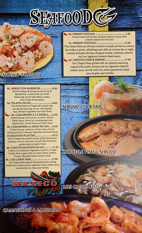 Mexico Viejo menus in Vermillion, South Dakota, United States