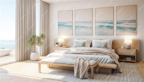 Premium Photo | Interior of modern master bedroom with white walls ...