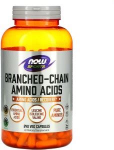 Now Foods Sports, Branched-Chain Amino Acids, 240 Capsules Price in ...