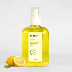 inatur Refreshing Lemon Sanitizer Spray Spray Bottle - Price in India ...