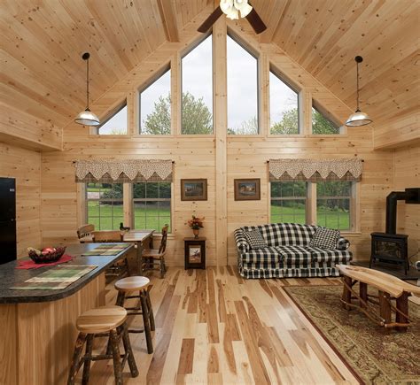 Modular Log Homes | Cabin interior design, Prefab log homes, Log cabin ...