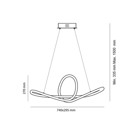Lámpara de techo LED Dunia Blanco 53W 4600 Lm 3CCT - CristalRecord