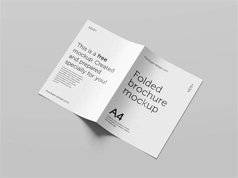 Free Bi-Fold Brochure Mockup PSD set - PsFiles