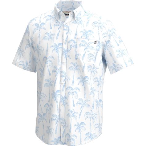 Huk® Men’s Kona Palm Wash Short-Sleeve Button-Down Shirt | Cabela's Canada