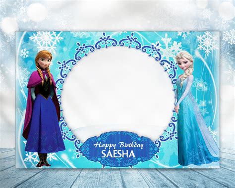 Frozen Theme Personalized Photobooth | Party Supplies India Online