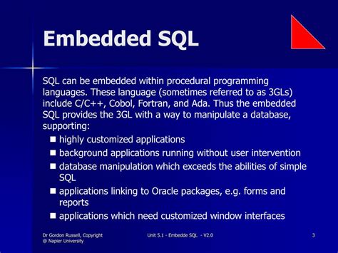 Image result for Embedded SQL Programming