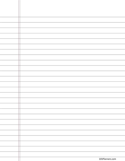 FREE Printable lined paper | Many Templates are Available