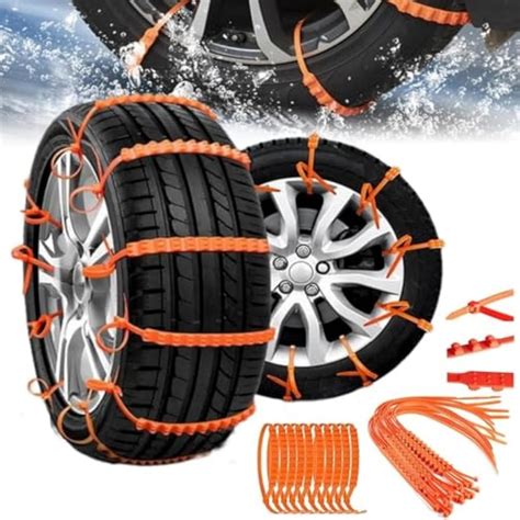 Reusable Anti Snow Chains - 2025 NEW Portable Snow Tire Chain for Pickup Trucks & SUV ...