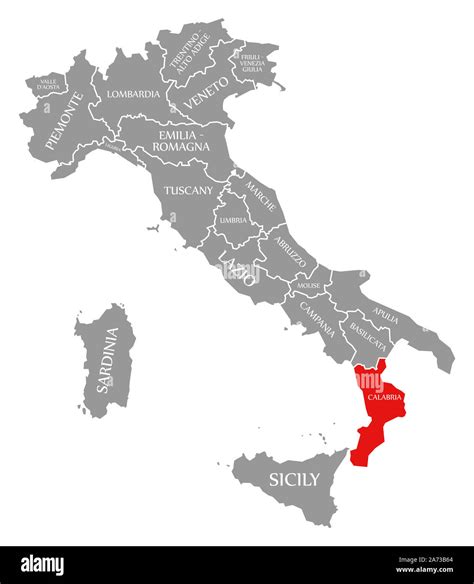 Map Of Calabria High Resolution Stock Photography and Images - Alamy