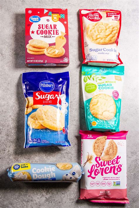 Sugar Cookie Taste Test Comparison - Sweetphi