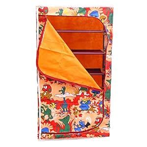 Ebee Collapsible 6 Shelves Shoe Stand (Red) : Amazon.in: Home & Kitchen