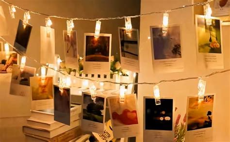 HUMAIZAR Photo Clip LED String Light Fairy Lights with Clips for ...