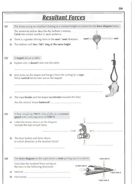Image result for Free Science Lessons Resultant Force