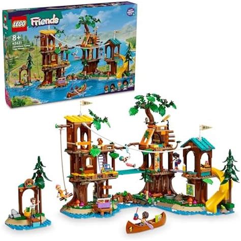 LEGO Friends Adventure Camp Tree House Playset 42631 Building Blocks ...
