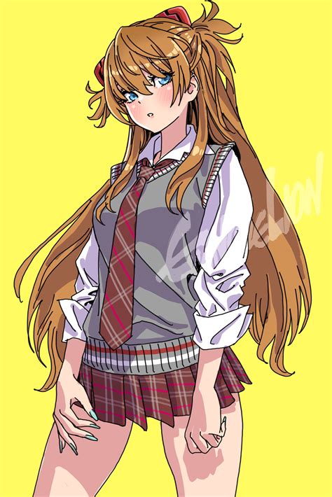 souryuu asuka langley (neon genesis evangelion) drawn by yamashita_shun ...