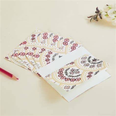 Buy Aero Set of 6 Printed Paper Note Cards with Envelopes from Home ...