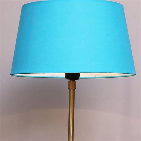 Buy HOMESAKE Contemporary Decor Blue And Brown Wood Floor Lamp from ...