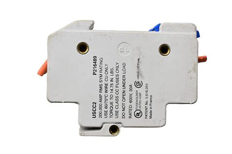 FERRAZ SHAWMUT USCC2 DIN Rail Mount, Class-CC, 600 Volt, 30 AMP, 200 KA ...