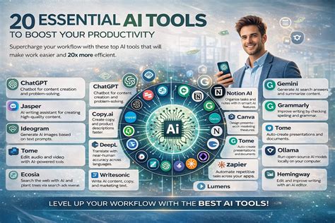 20 Must-Have AI Tools That Make Work 20x Easier