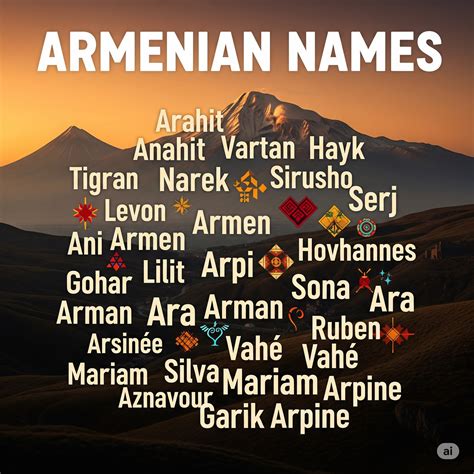1800+ Unique Armenian Baby Boy Names 2025