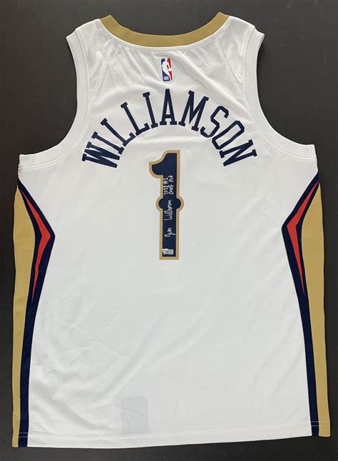 Lot Detail - Zion Williamson Signed New Orleans Pelicans Jersey with ...